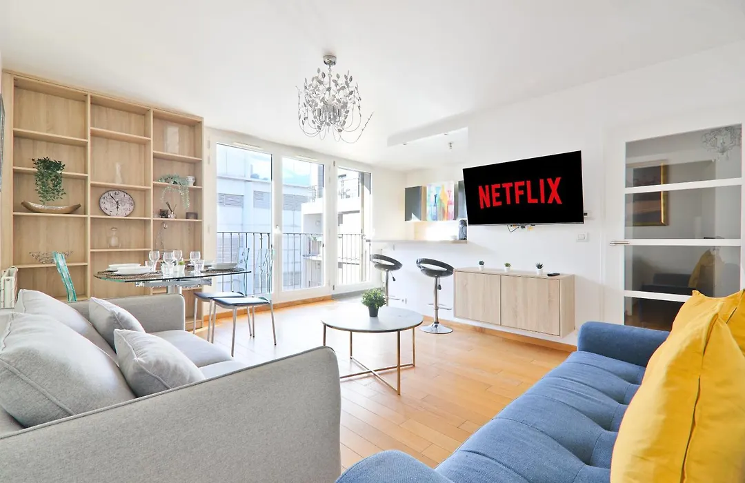 Appartement Quartier Tour Eiffel 6 Free Netflix-1